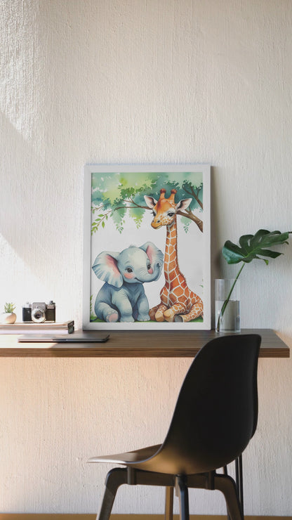 Ziemlich beste Freunde · Elefant & Giraffe als Duo