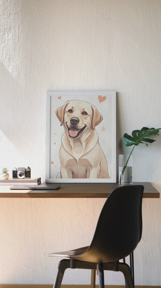 Labrador mit Lebensfreude · Tierisch charmant