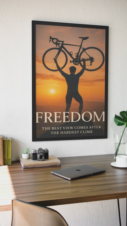 Freedom Ride · Der Blick nach dem Aufstieg